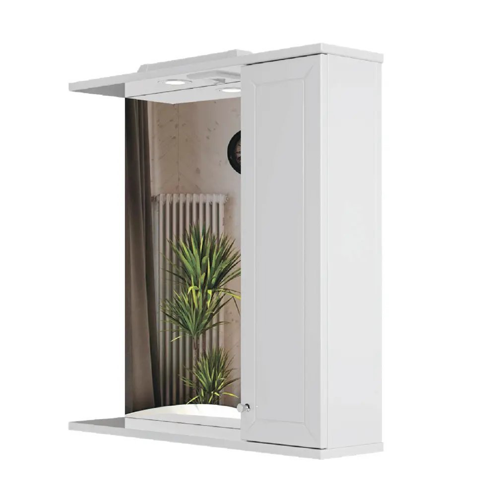 Фото 2 Зеркальный шкафчик для ванной комнаты SanStar Бриз 70 Фото 2 Зеркальный шкафчик для ванной комнаты SanStar Бриз 70