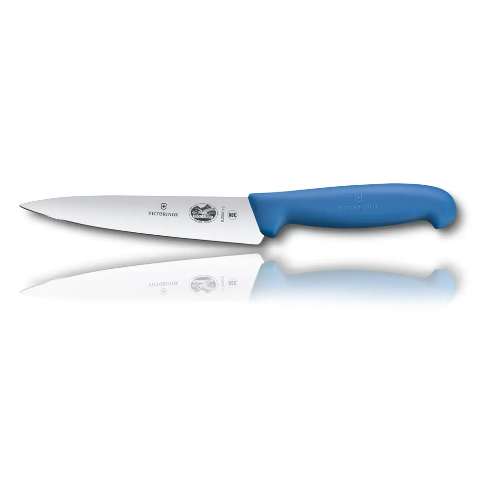 Фото 2 Кухонный нож разделочный Victorinox лезвие 15 см цвет синий Фото 2 Кухонный нож разделочный Victorinox лезвие 15 см цвет синий