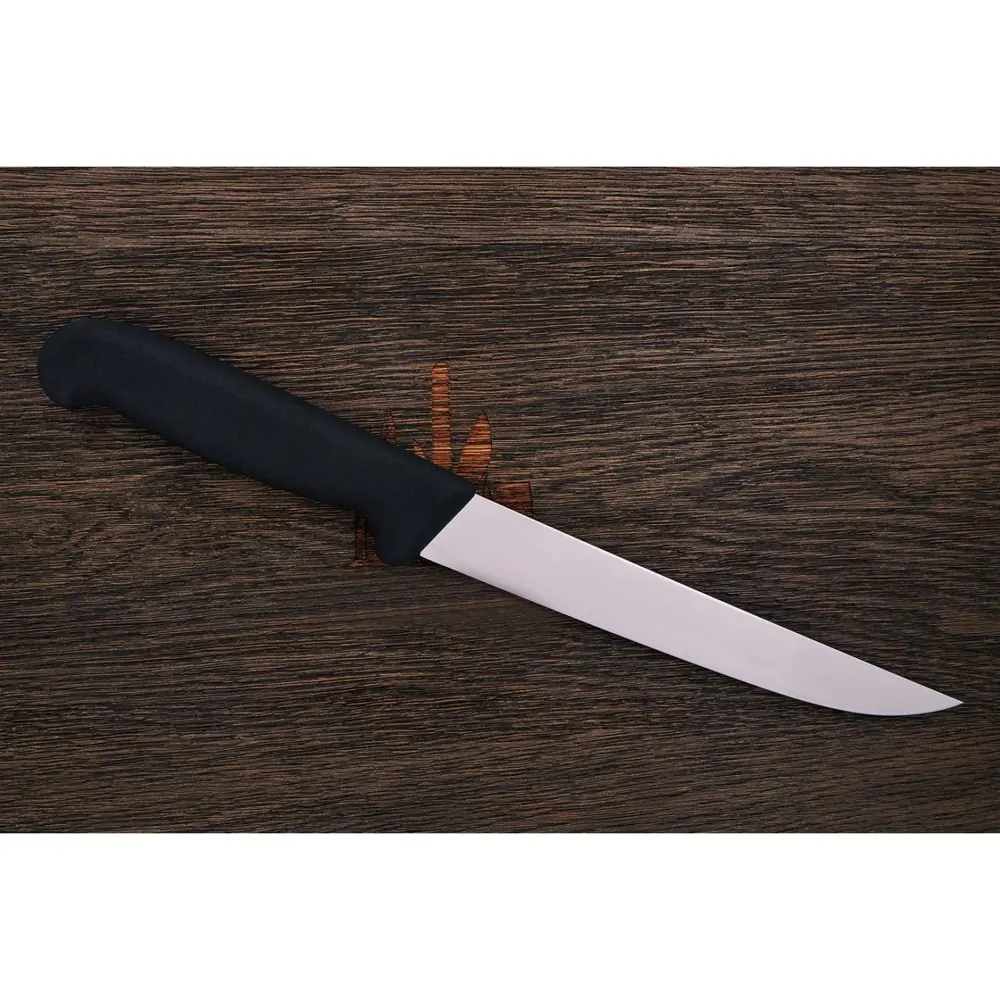 Фото 3 Кухонный нож разделочный Victorinox лезвие узкое 18 см цвет черный Фото 3 Кухонный нож разделочный Victorinox лезвие узкое 18 см цвет черный
