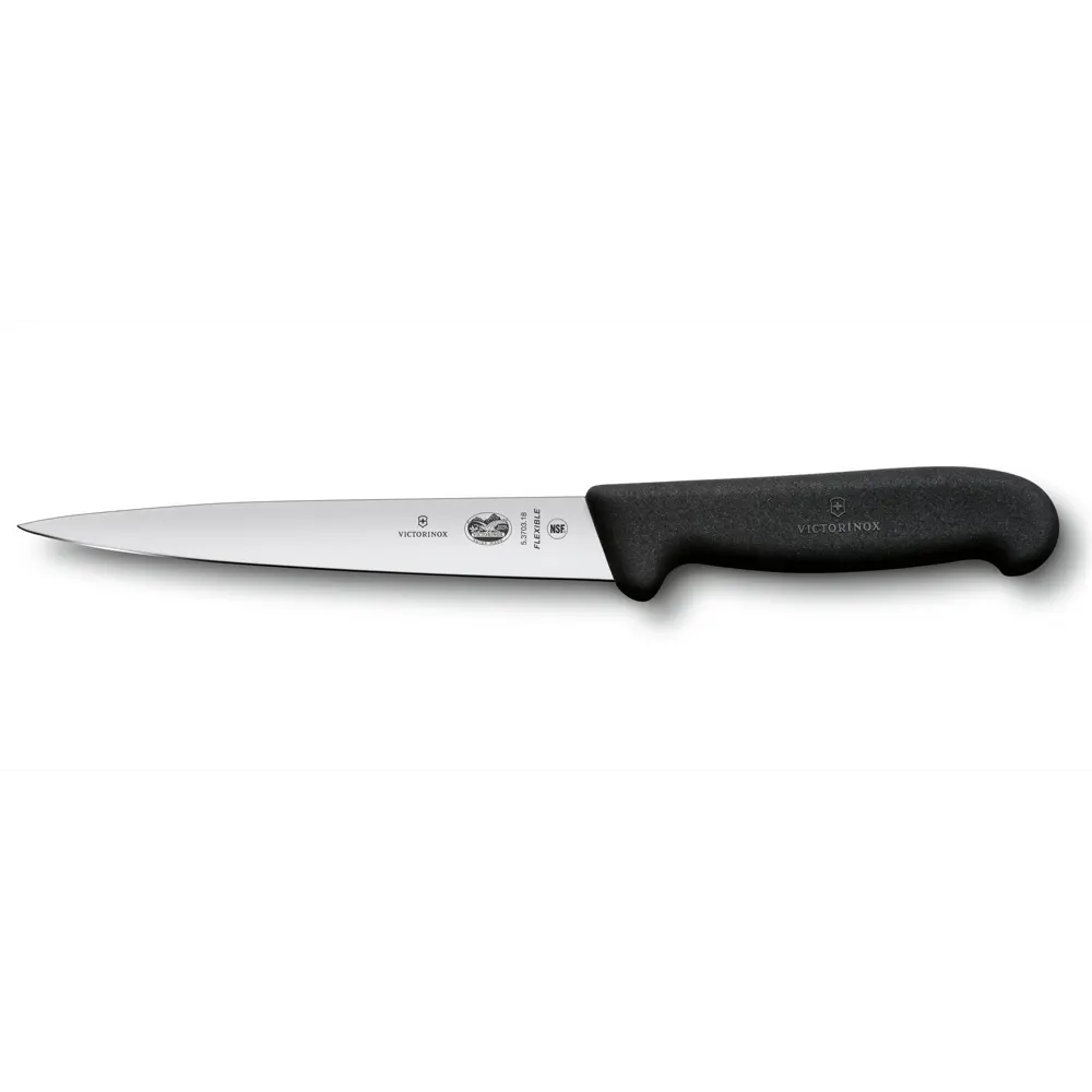 Фото 2 Кухонный нож филейный Victorinox лезвие 18 см цвет черный Фото 2 Кухонный нож филейный Victorinox лезвие 18 см цвет черный