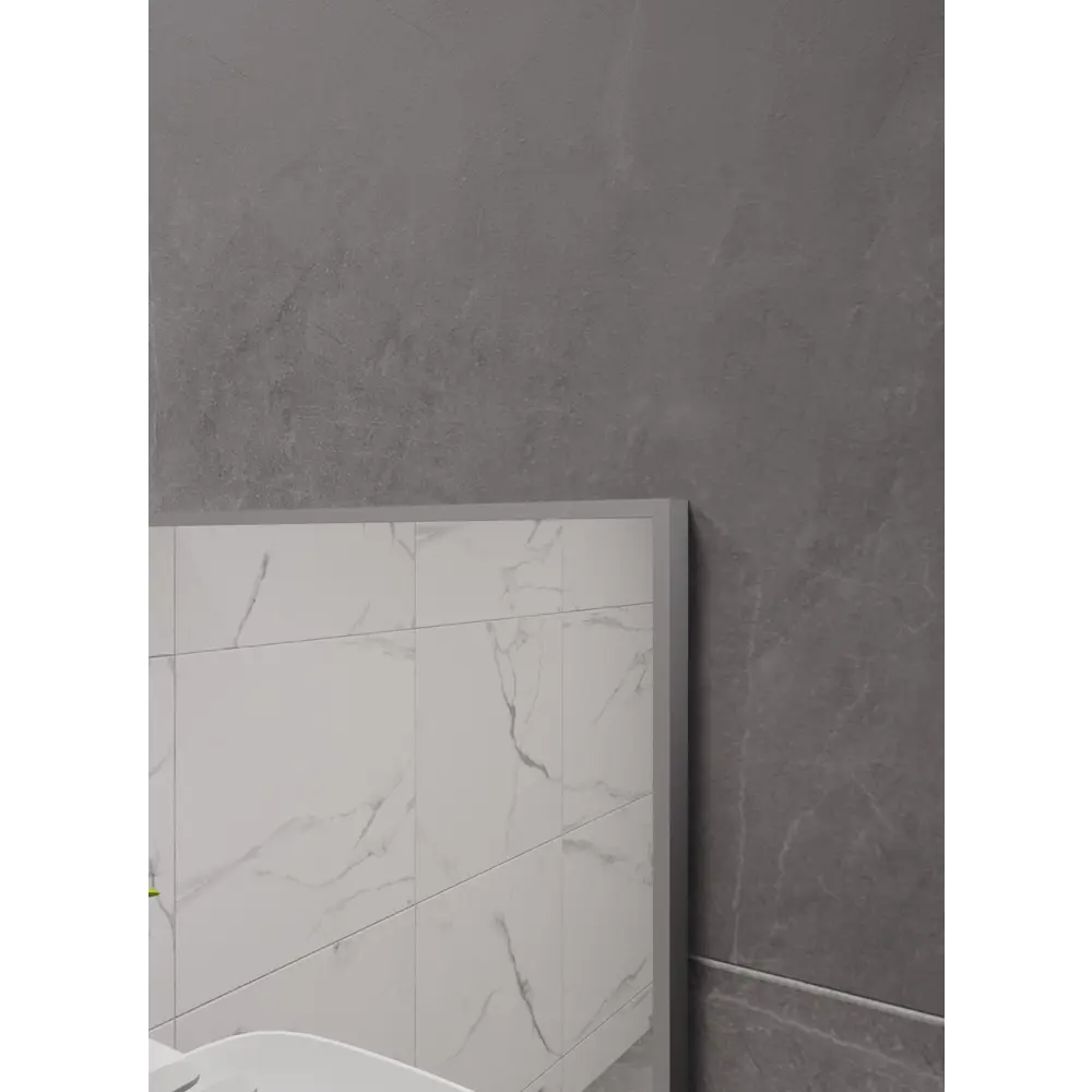 Фото 5 Зеркало интерьерное в алюминиевой раме настенное ONE Mirror 110x70 см серебро Фото 5 Зеркало интерьерное в алюминиевой раме настенное ONE Mirror 110x70 см серебро