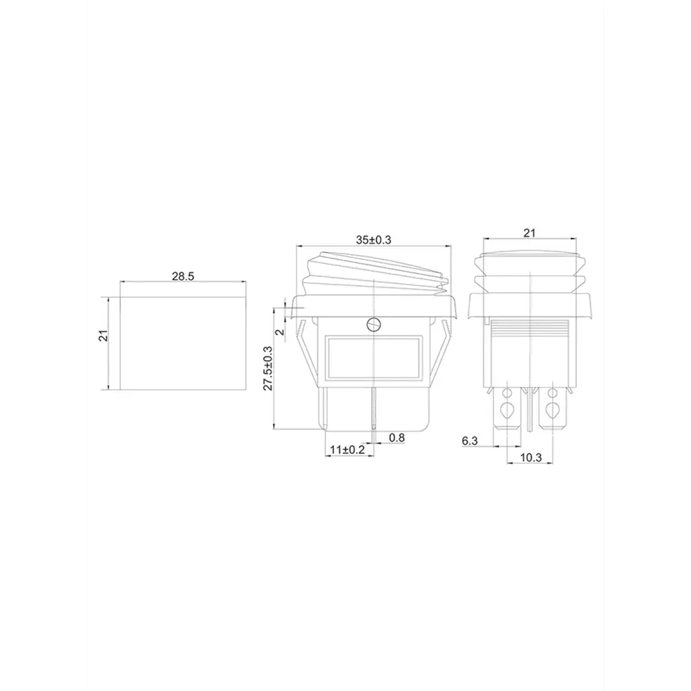 Фото 5 Выключатель Rexant RWB-507 06-0307-C On-off 1 клавиша с подсветкой влагозащищенный цвет красный Фото 5 Выключатель Rexant RWB-507 06-0307-C On-off 1 клавиша с подсветкой влагозащищенный цвет красный