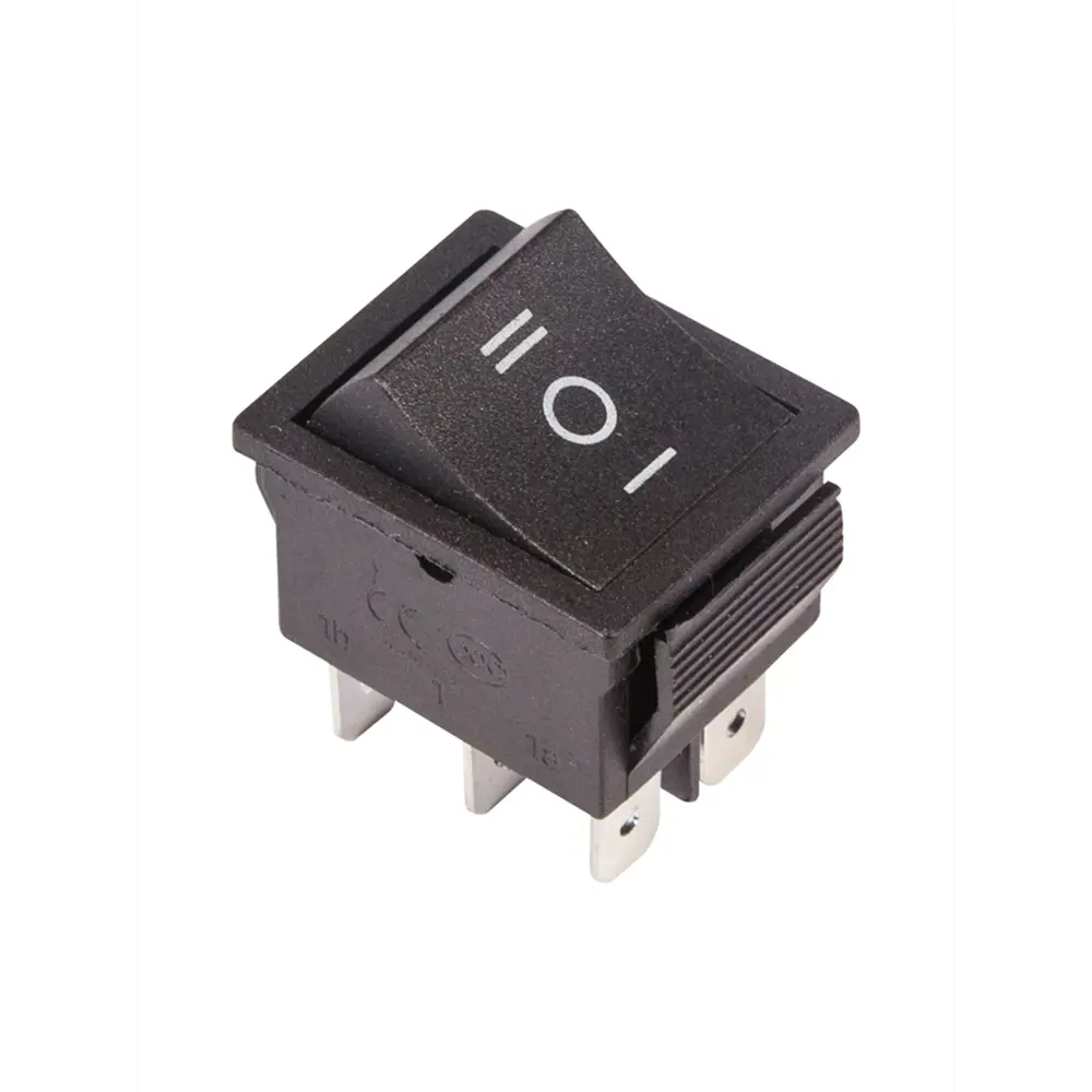 Фото 2 Выключатель Rexant RWB-508 SC-767 06-0308-B On-off-on 1 клавиша с нейтралью цвет черный Фото 2 Выключатель Rexant RWB-508 SC-767 06-0308-B On-off-on 1 клавиша с нейтралью цвет черный