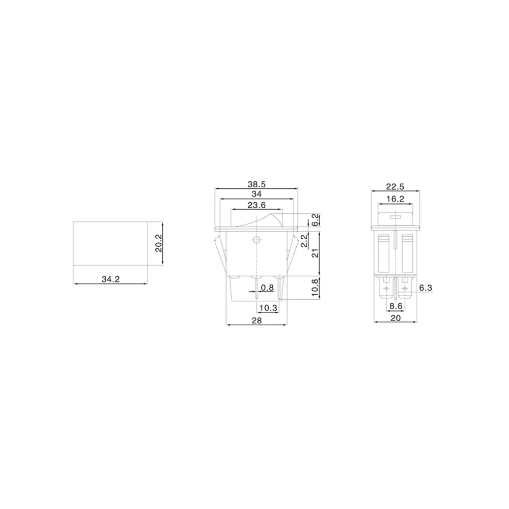 Фото 6 Выключатель Rexant ASW-17D On-off 1 клавиша с подсветкой цвет красный Фото 6 Выключатель Rexant ASW-17D On-off 1 клавиша с подсветкой цвет красный