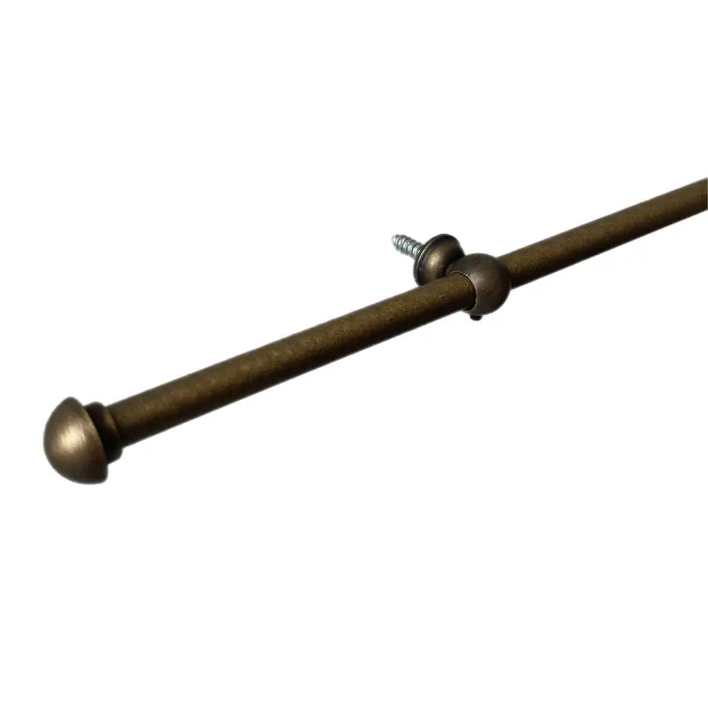 Фото 3 Карниз-кафе в комплекте Marcal 1000107, 100 см латунь, цвет бронза