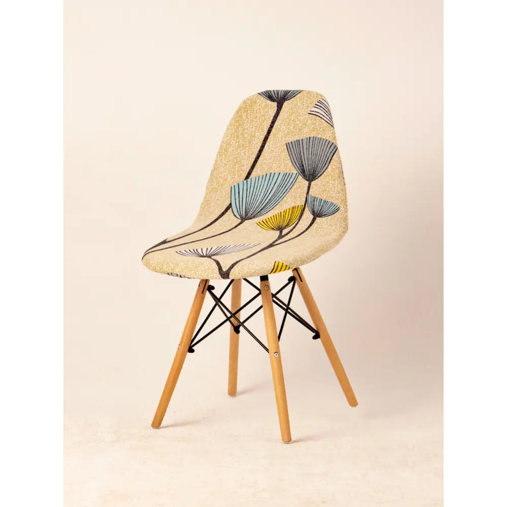 Фото 2 Чехол на стул со спинкой PROtect 11626, 40x46 см, ткань Jersey Print, одуванчики, на модели Eames, Aspen, Giardino Фото 2 Чехол на стул со спинкой PROtect 11626, 40x46 см, ткань Jersey Print, одуванчики, на модели Eames, Aspen, Giardino