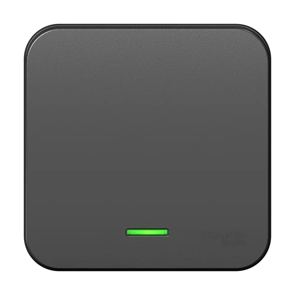 Фото Выключатель накладной Schneider electric Blanca BLNVA106116 1 клавиша цвет антрацит Фото Выключатель накладной Schneider electric Blanca BLNVA106116 1 клавиша цвет антрацит