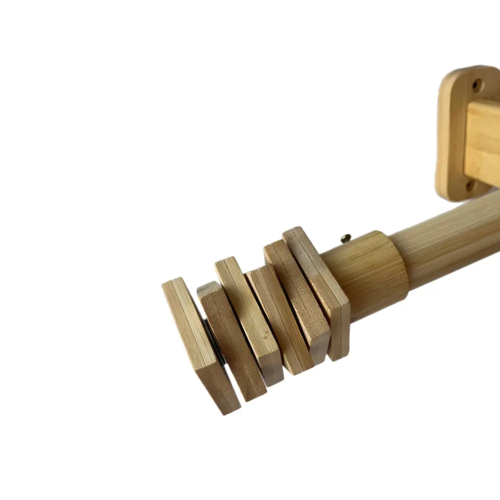 Фото 5 Карниз для штор Cessot деревянный однорядный диаметр 28 мм длина 200 см наконечник Carre вынос 12.5 см Фото 5 Карниз для штор Cessot деревянный однорядный диаметр 28 мм длина 200 см наконечник Carre вынос 12.5 см