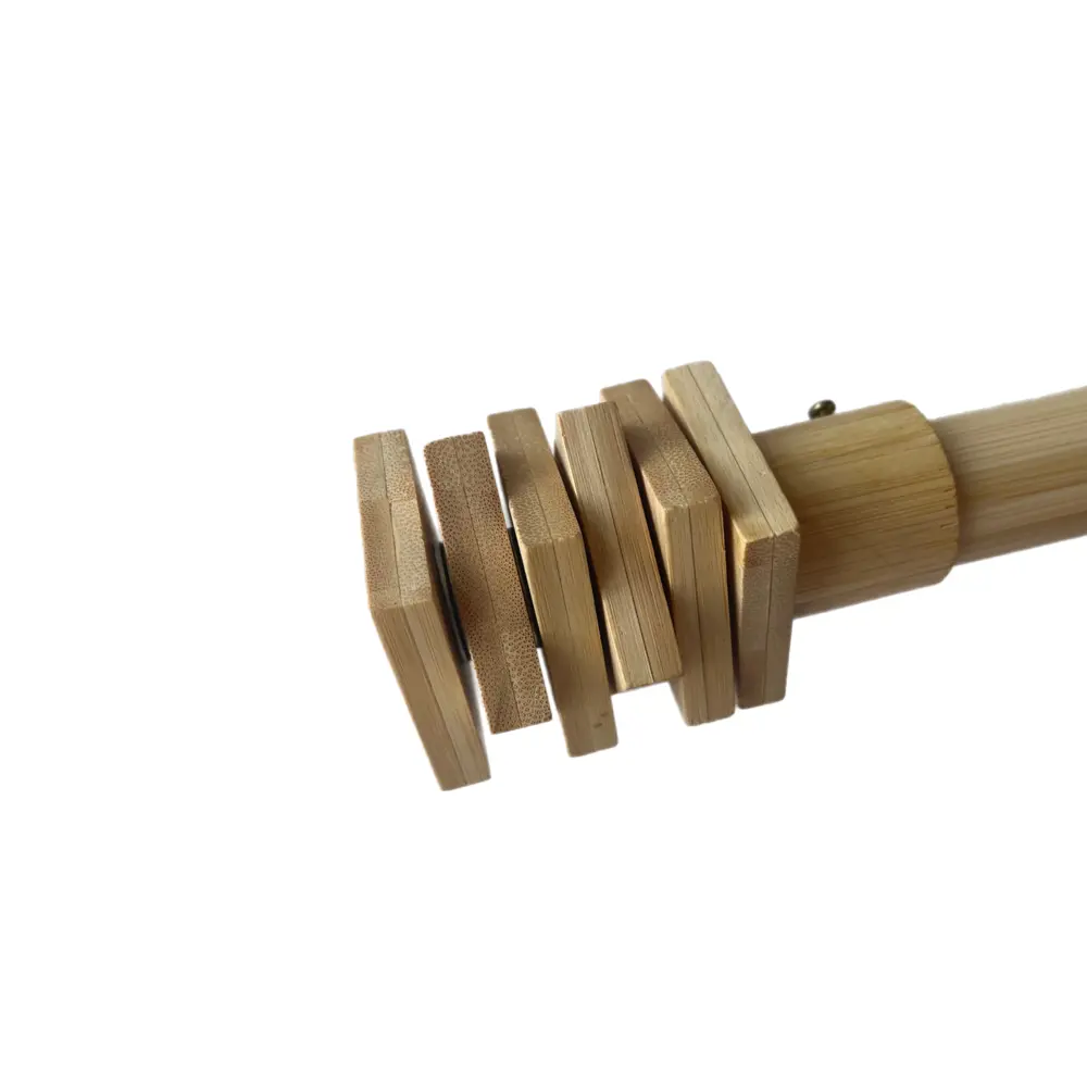 Фото 4 Карниз для штор Cessot деревянный однорядный диаметр 28 мм длина 200 см наконечник Carre вынос 12.5 см Фото 4 Карниз для штор Cessot деревянный однорядный диаметр 28 мм длина 200 см наконечник Carre вынос 12.5 см