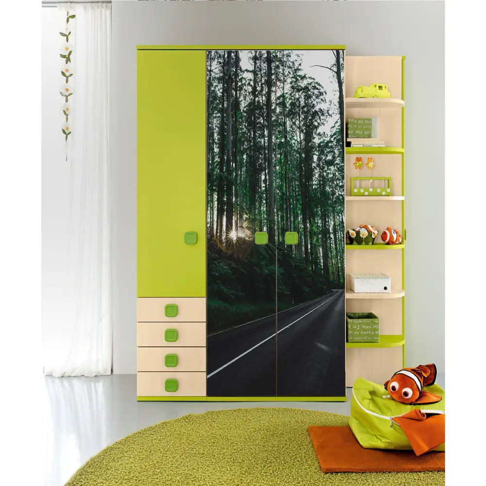 Фото 2 Пленка самоклеящаяся универсальная Wallfix W414 0.95x2.2 м, цвет темно-серый, зеленый Фото 2 Пленка самоклеящаяся универсальная Wallfix W414 0.95x2.2 м, цвет темно-серый, зеленый