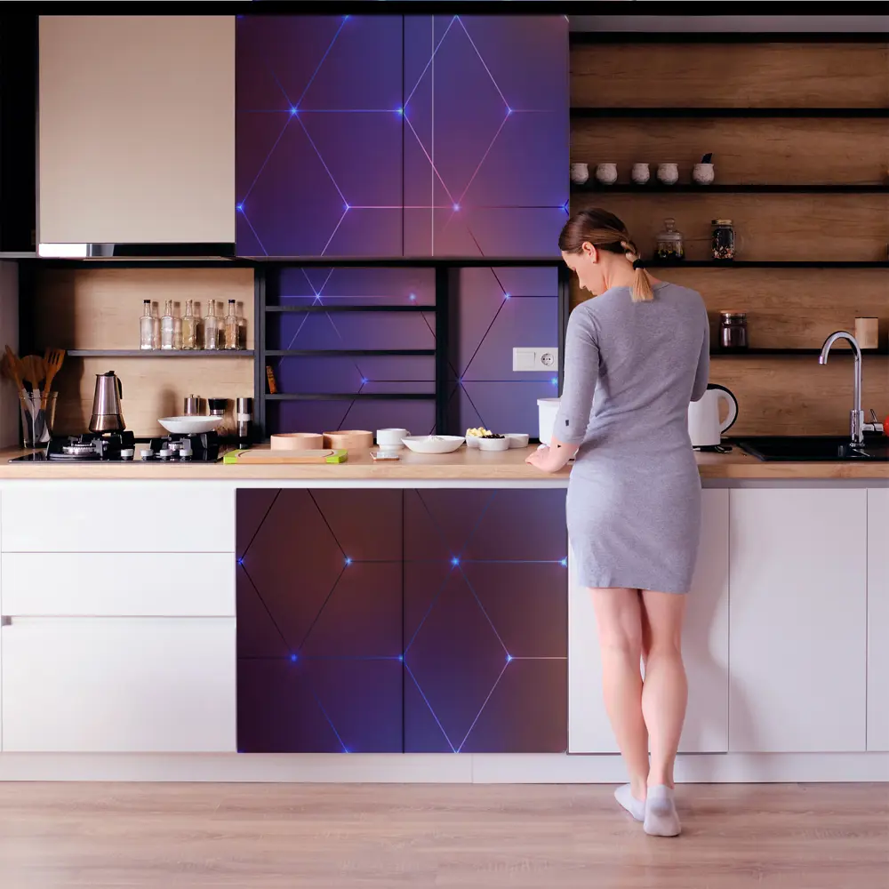 Фото 4 Пленка самоклеящаяся универсальная Wallfix W446 0.95x2.2 м, цвет сиреневый Фото 4 Пленка самоклеящаяся универсальная Wallfix W446 0.95x2.2 м, цвет сиреневый