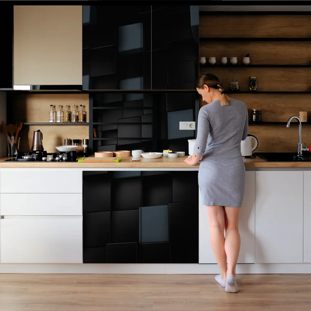 Фото 4 Пленка самоклеящаяся универсальная Wallfix W445 0.95x2.2 м, цвет коричневый, серый Фото 4 Пленка самоклеящаяся универсальная Wallfix W445 0.95x2.2 м, цвет коричневый, серый