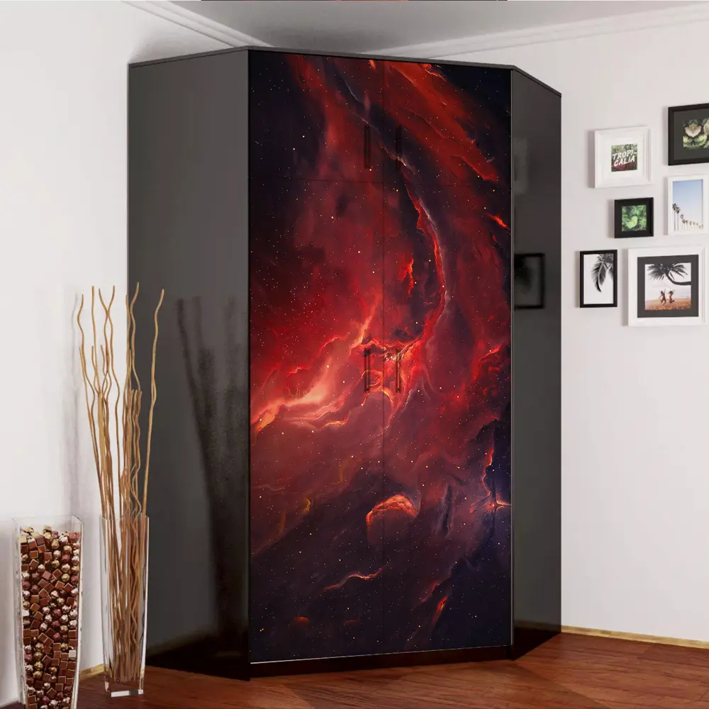 Фото 9 Пленка самоклеящаяся универсальная Wallfix W451 0.95x2.2 м, цвет красный, оранжевый