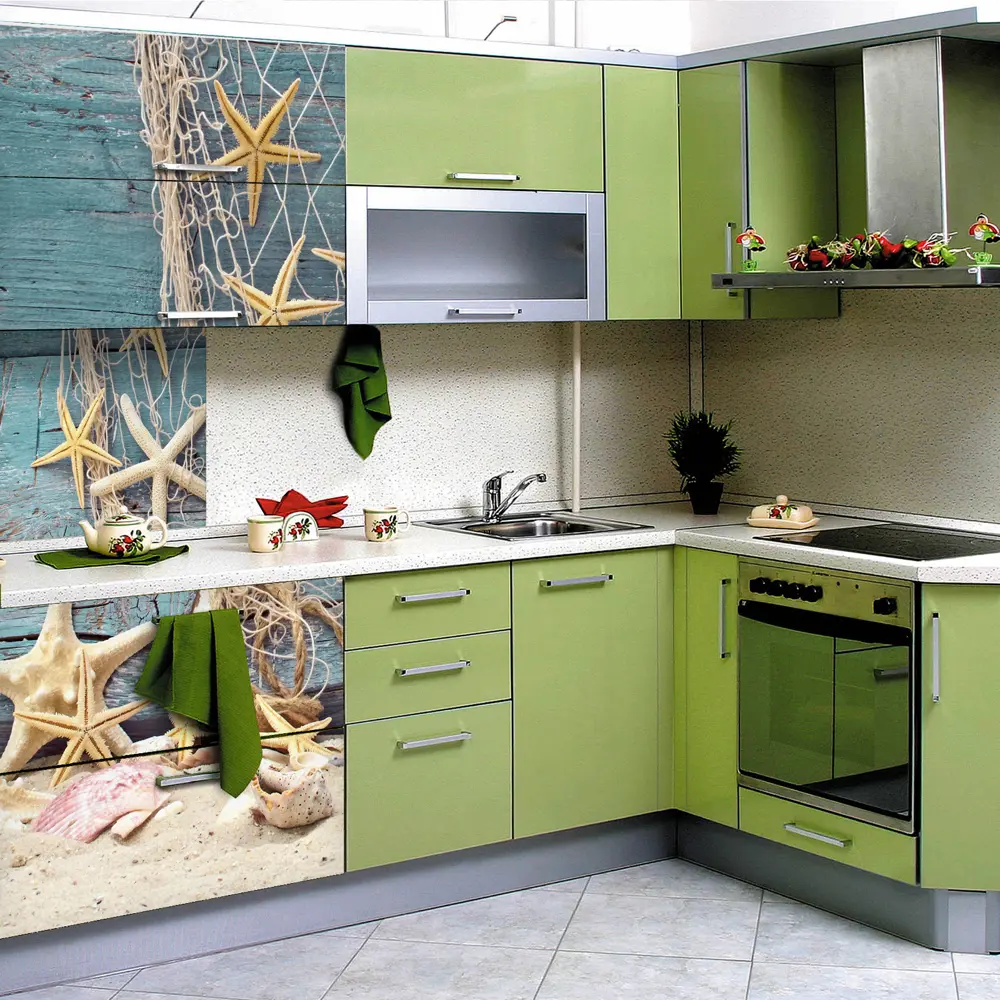 Фото 5 Пленка самоклеящаяся универсальная Wallfix W472 0.95x2.2 м, цвет бирюзовый, светло-бежевый Фото 5 Пленка самоклеящаяся универсальная Wallfix W472 0.95x2.2 м, цвет бирюзовый, светло-бежевый