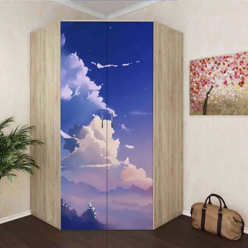 Фото 8 Пленка самоклеящаяся универсальная Wallfix W475 0.95x2.2 м, цвет синий, сиреневый, фиолетовый, голубой Фото 8 Пленка самоклеящаяся универсальная Wallfix W475 0.95x2.2 м, цвет синий, сиреневый, фиолетовый, голубой