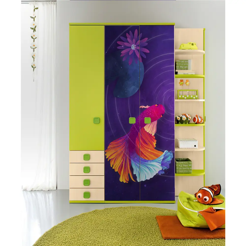 Фото 2 Пленка самоклеящаяся универсальная Wallfix W482 0.95x2.2 м, цвет фиолетовый, сиреневый, оранжевый Фото 2 Пленка самоклеящаяся универсальная Wallfix W482 0.95x2.2 м, цвет фиолетовый, сиреневый, оранжевый