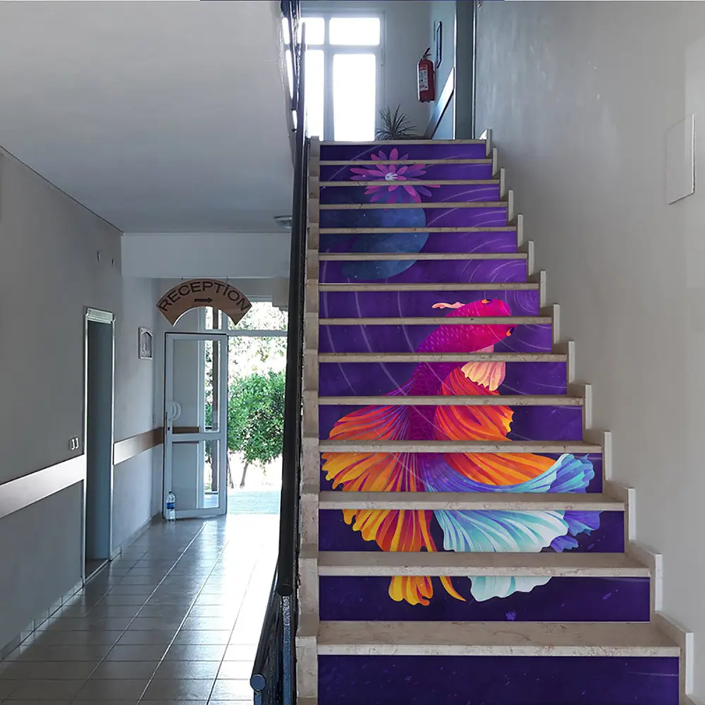 Фото 7 Пленка самоклеящаяся универсальная Wallfix W482 0.95x2.2 м, цвет фиолетовый, сиреневый, оранжевый Фото 7 Пленка самоклеящаяся универсальная Wallfix W482 0.95x2.2 м, цвет фиолетовый, сиреневый, оранжевый