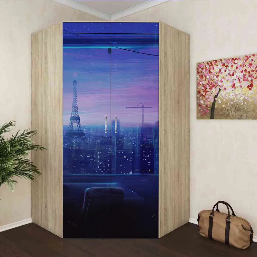 Фото 8 Пленка самоклеящаяся универсальная Wallfix W484 0.95x2.2 м, цвет синий, сиреневый Фото 8 Пленка самоклеящаяся универсальная Wallfix W484 0.95x2.2 м, цвет синий, сиреневый