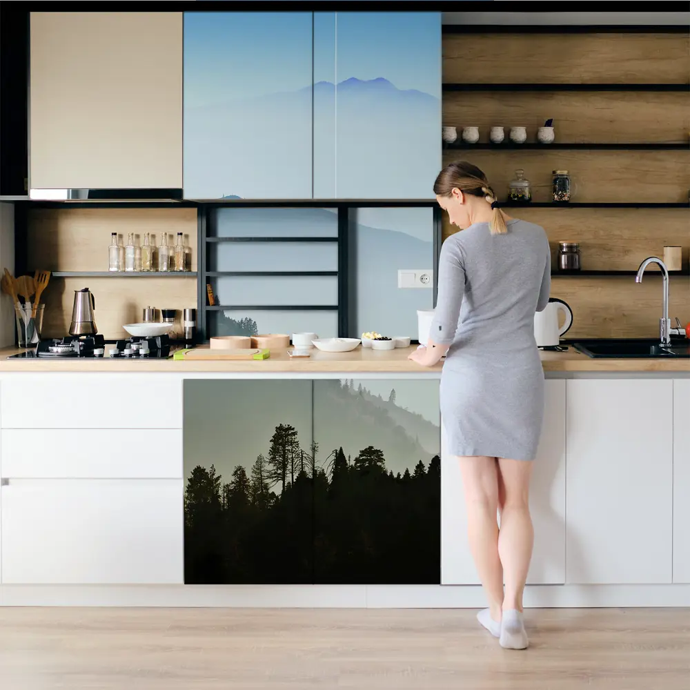 Фото 4 Пленка самоклеящаяся универсальная Wallfix W489 0.95x2.2 м, цвет серый, голубой