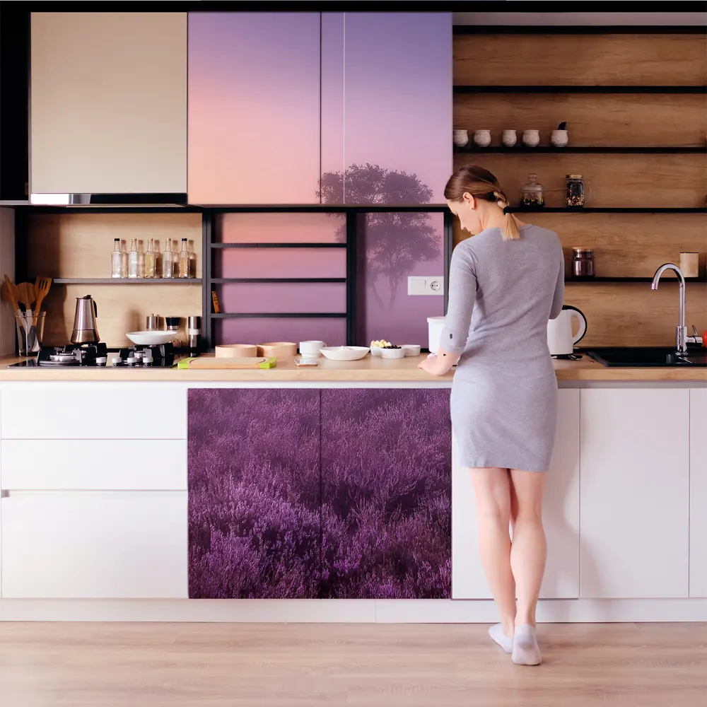 Фото 4 Пленка самоклеящаяся универсальная Wallfix W513 0.95x2.2 м, цвет сиреневый Фото 4 Пленка самоклеящаяся универсальная Wallfix W513 0.95x2.2 м, цвет сиреневый