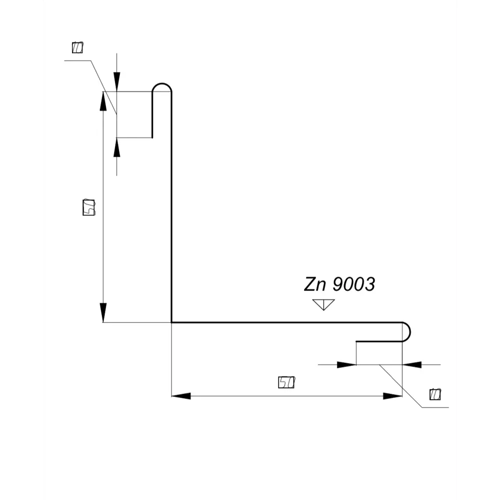 Фото 3 Угол внутренний Айскул групп стальной 2000х50х50мм белый Фото 3 Угол внутренний Айскул групп стальной 2000х50х50мм белый