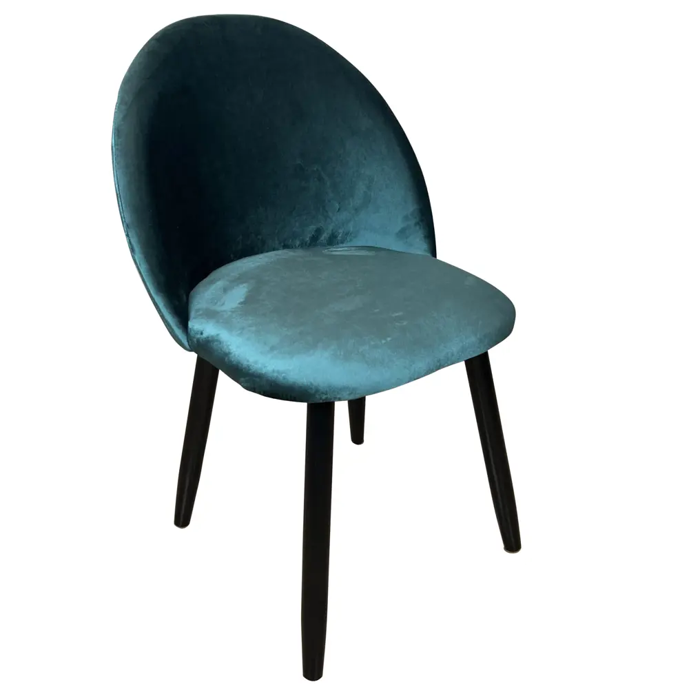 Фото Стул Solarius Мокка 50x82x45 см велюр цвет зеленый/черный Фото Стул Solarius Мокка 50x82x45 см велюр цвет зеленый/черный