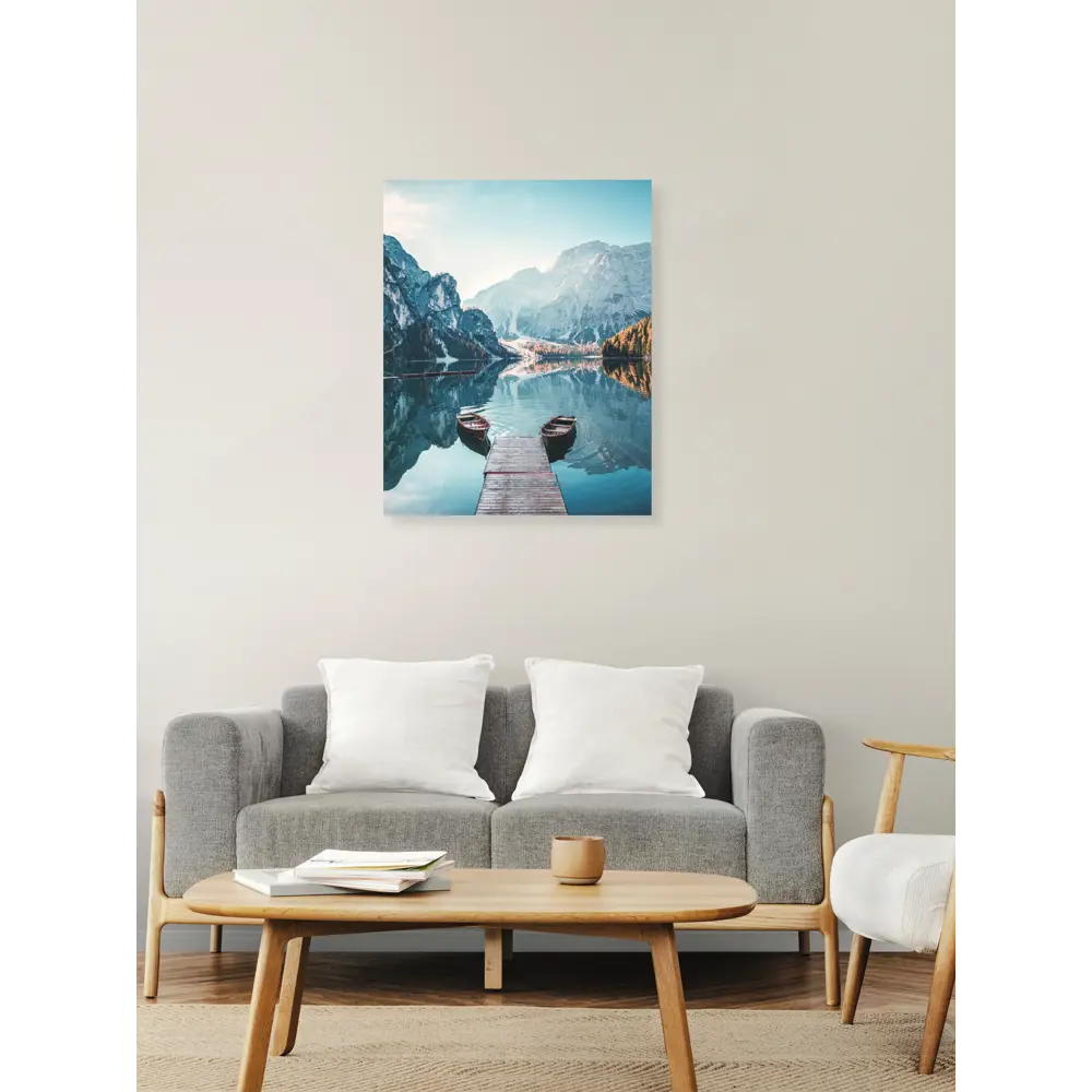 Фото 4 Картина без рамы Postermarket Озеро в горах 40x50 см Фото 4 Картина без рамы Postermarket Озеро в горах 40x50 см