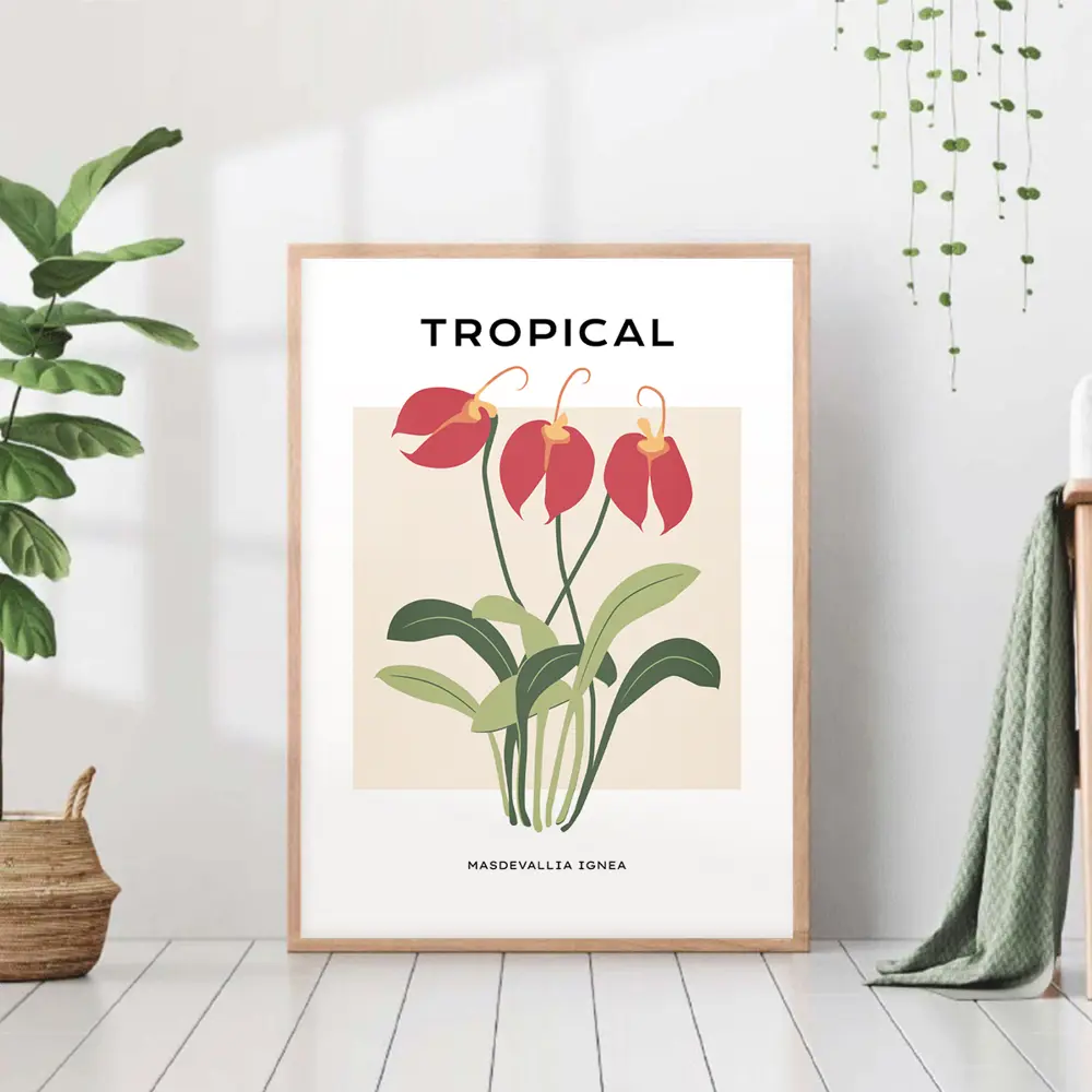 Фото Постер 28 картин "Тропическа орхидея" 70x50 см Фото Постер 28 картин "Тропическа орхидея" 70x50 см