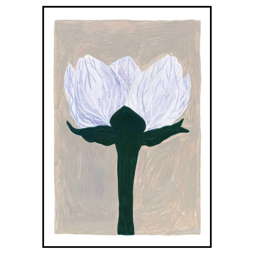 Фото 2 Постер 28 картин "Белый цветок мазками" 70x50 см Фото 2 Постер 28 картин "Белый цветок мазками" 70x50 см