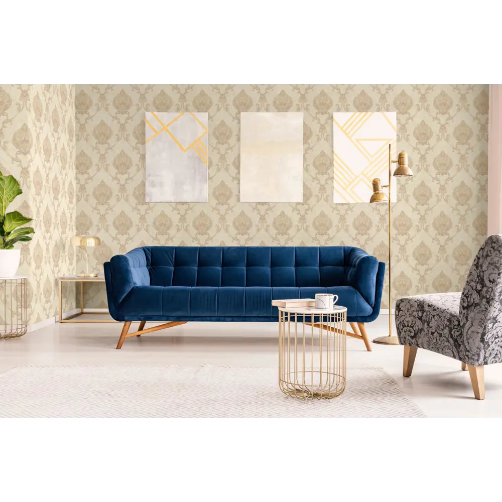 Фото Обои флизелиновые Grandeco Anastasia 1.06 м бежевые коричневые A53903 Фото Обои флизелиновые Grandeco Anastasia 1.06 м бежевые коричневые A53903
