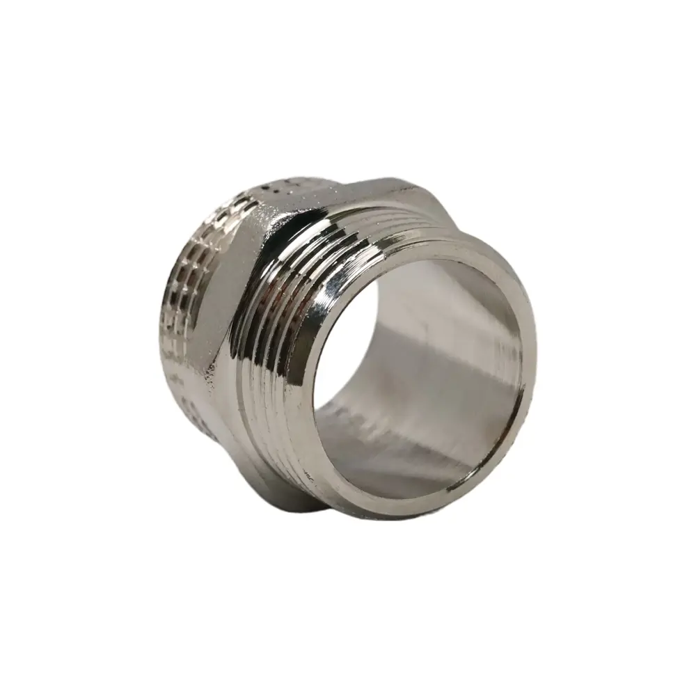 Фото 3 Ниппель Aqualink 3/4"x3/4" НР латунь 2 шт