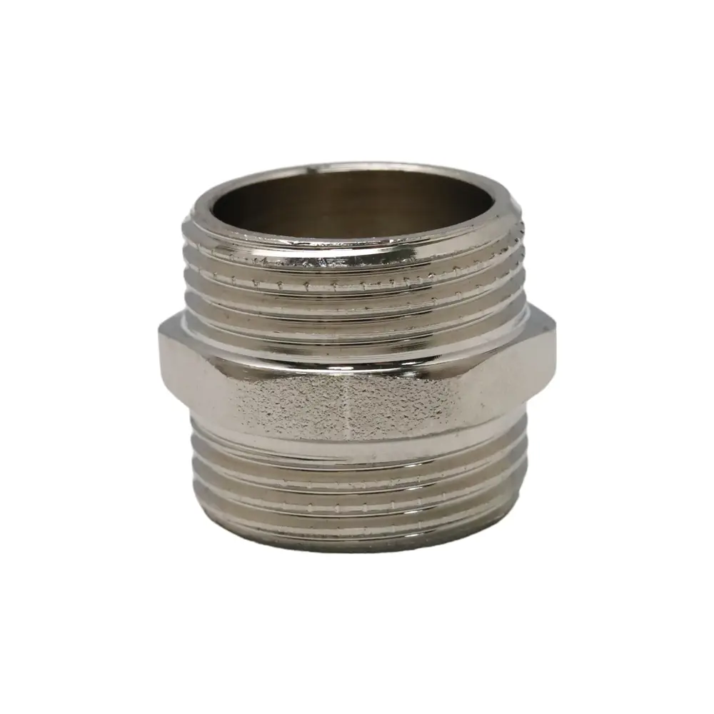 Фото 4 Ниппель Aqualink 3/4"x3/4" НР латунь 6 шт