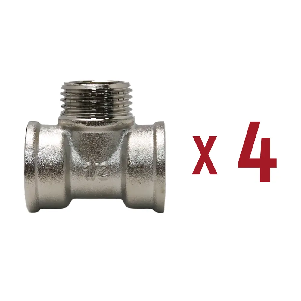 Фото Тройник Aqualink 1/2"x1/2"x1/2" ВР-НР латунь 4 шт k18426 Фото Тройник Aqualink 1/2"x1/2"x1/2" ВР-НР латунь 4 шт k18426