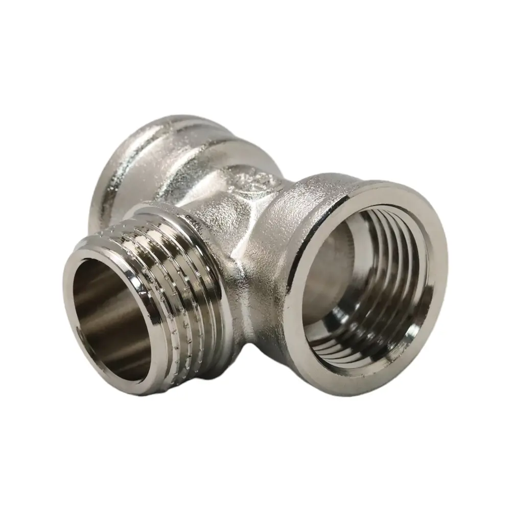 Фото 3 Тройник Aqualink 1/2"x1/2"x1/2" ВР-НР латунь 4 шт k18426 Фото 3 Тройник Aqualink 1/2"x1/2"x1/2" ВР-НР латунь 4 шт k18426