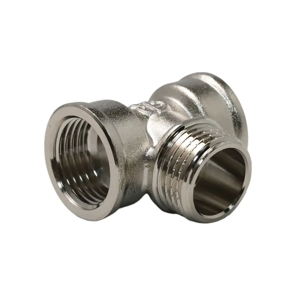 Фото 4 Тройник Aqualink 1/2"x1/2"x1/2" ВР-НР латунь 4 шт k18426 Фото 4 Тройник Aqualink 1/2"x1/2"x1/2" ВР-НР латунь 4 шт k18426