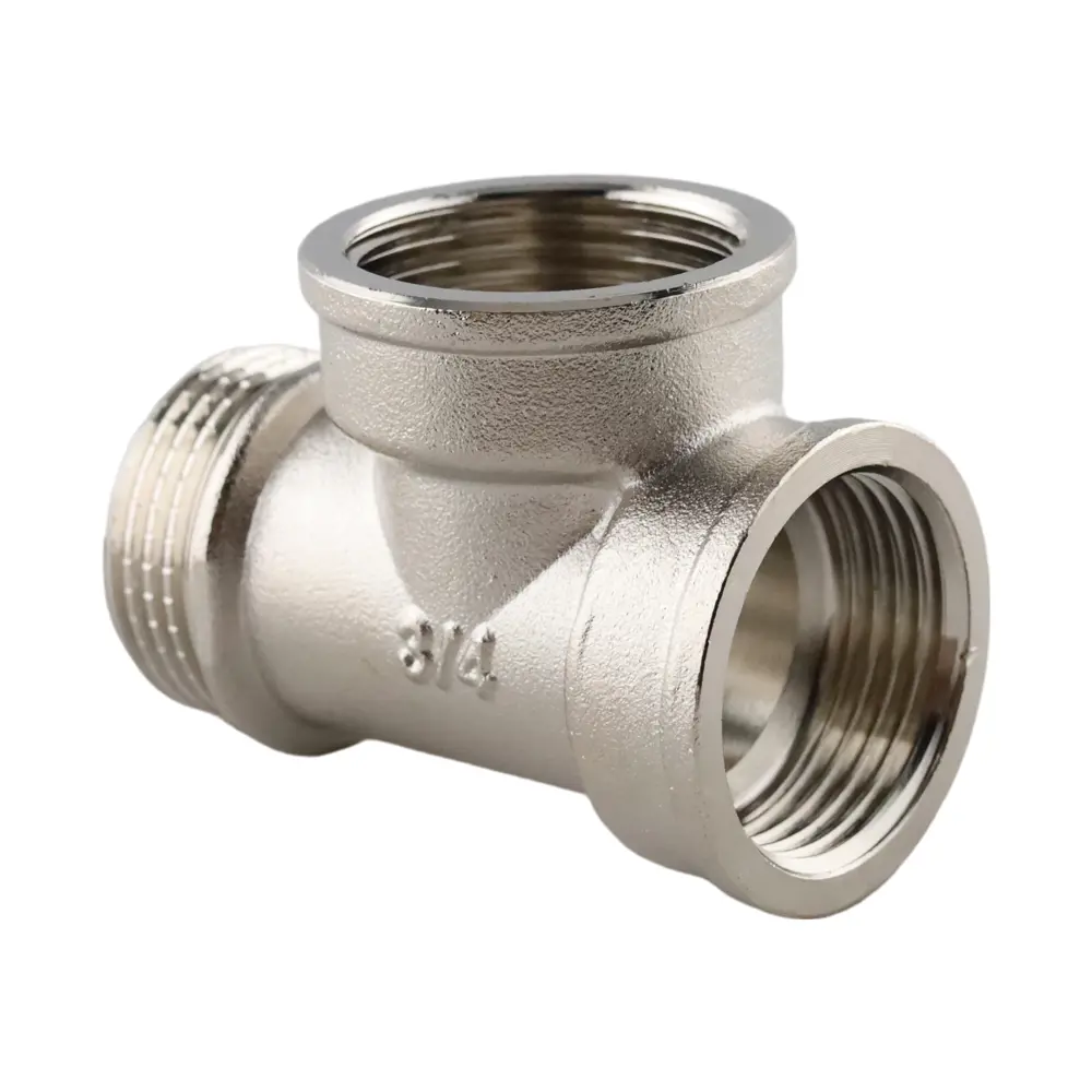 Фото 4 Тройник Aqualink 3/4"x3/4"x3/4" ВР-НР латунь 2 шт k18484 Фото 4 Тройник Aqualink 3/4"x3/4"x3/4" ВР-НР латунь 2 шт k18484