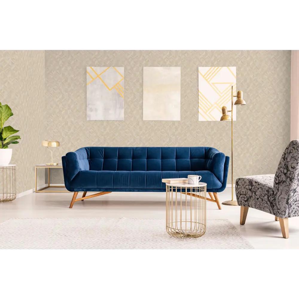 Фото Обои флизелиновые Grandeco Muse 0.53 м светло-коричневые песочные MU 3213 Фото Обои флизелиновые Grandeco Muse 0.53 м светло-коричневые песочные MU 3213