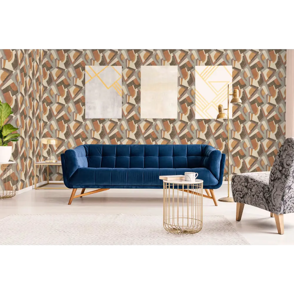 Фото Обои флизелиновые Grandeco Muse 0.53 м светло-коричневые кирпичные серые MU 3405 Фото Обои флизелиновые Grandeco Muse 0.53 м светло-коричневые кирпичные серые MU 3405