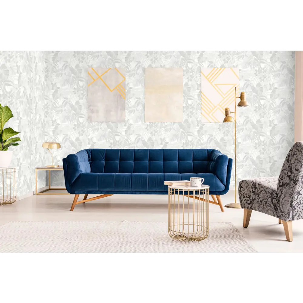 Фото Обои флизелиновые Grandeco Nomad 0.53 м серебристые белые A 51303 Фото Обои флизелиновые Grandeco Nomad 0.53 м серебристые белые A 51303