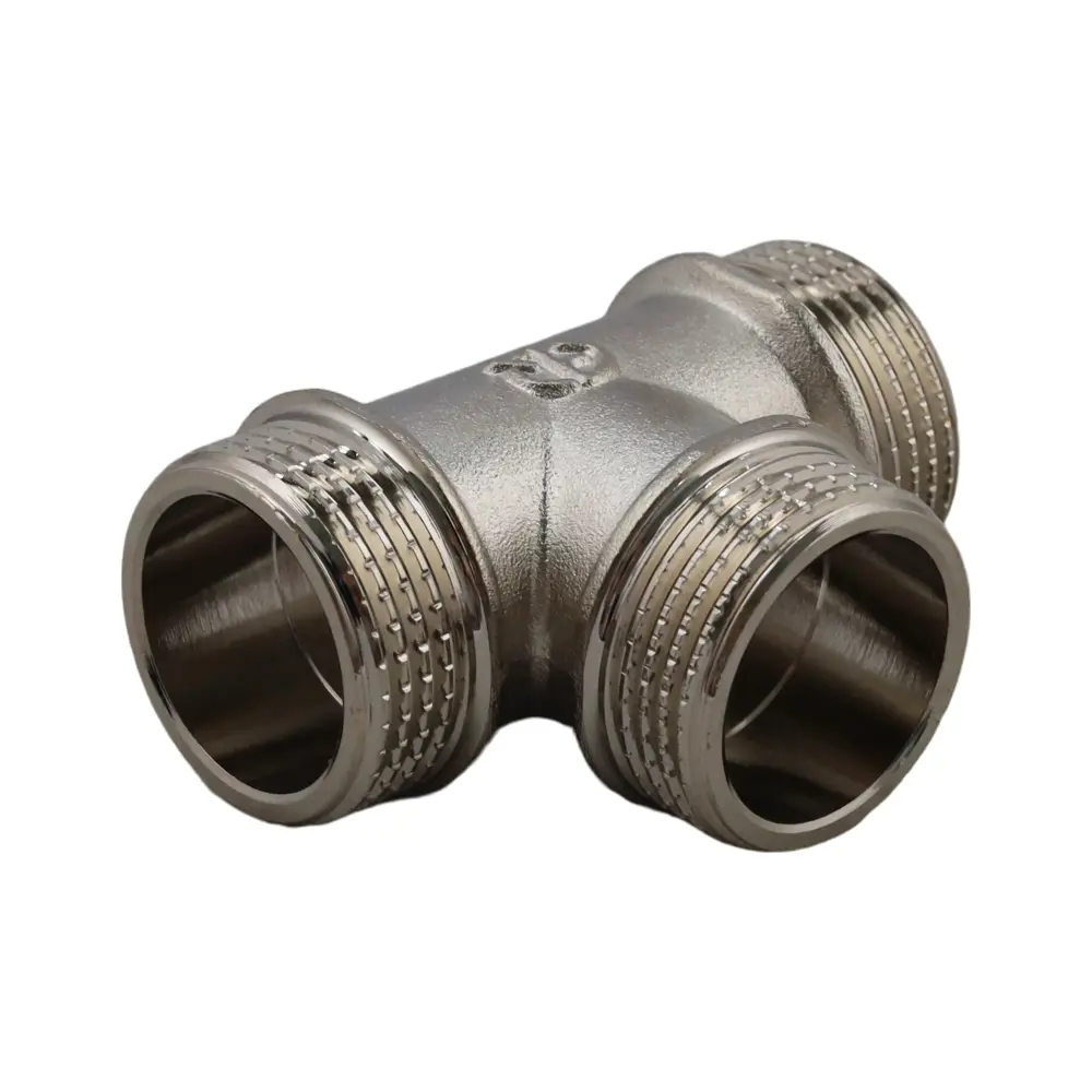 Фото 4 Тройник Aqualink 3/4"x3/4"x3/4" НР латунь 4 шт Фото 4 Тройник Aqualink 3/4"x3/4"x3/4" НР латунь 4 шт