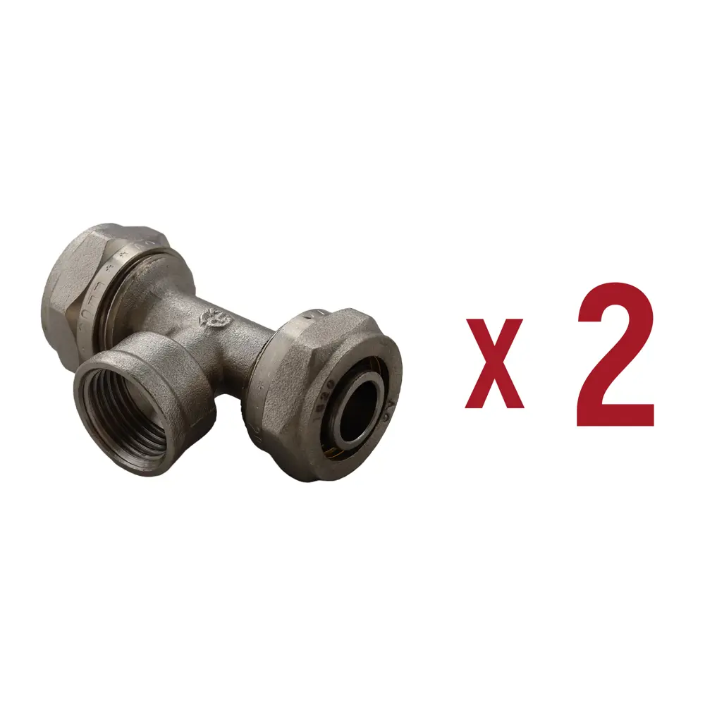 Фото Тройник комбинированный Aqualink 20x1/2"x20 мм ВР латунь k18622 Фото Тройник комбинированный Aqualink 20x1/2"x20 мм ВР латунь k18622