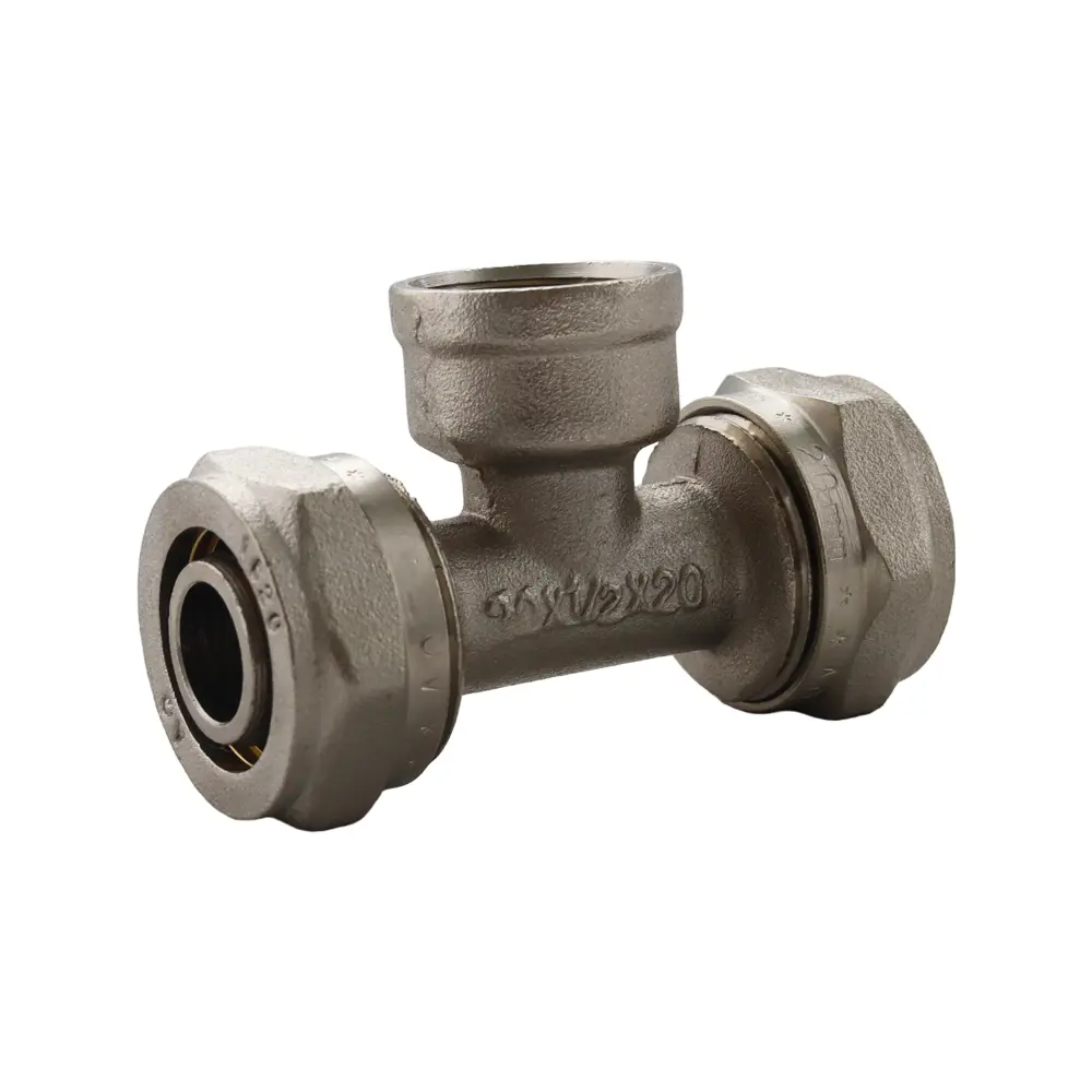 Фото 3 Тройник комбинированный Aqualink 20x1/2"x20 мм ВР латунь k18623 Фото 3 Тройник комбинированный Aqualink 20x1/2"x20 мм ВР латунь k18623