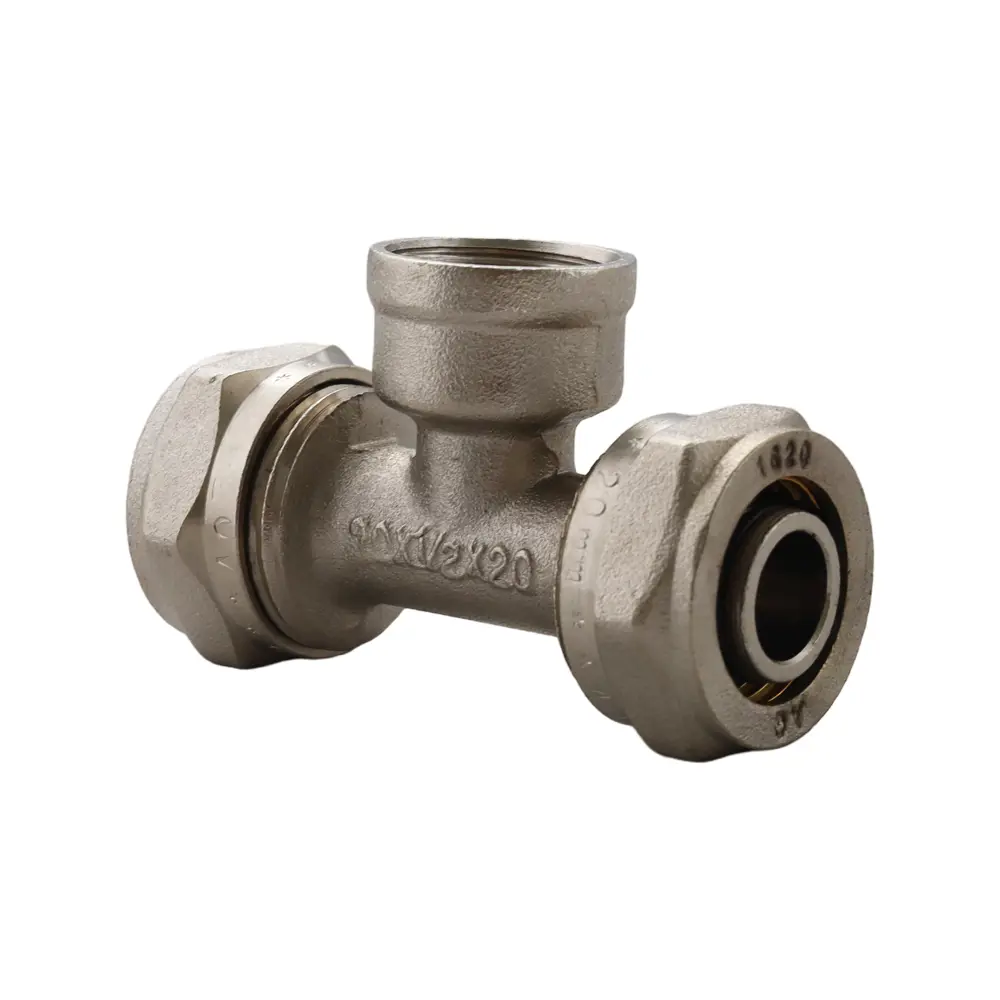 Фото 2 Тройник комбинированный Aqualink 20x1/2"x20 мм ВР латунь k18623 Фото 2 Тройник комбинированный Aqualink 20x1/2"x20 мм ВР латунь k18623