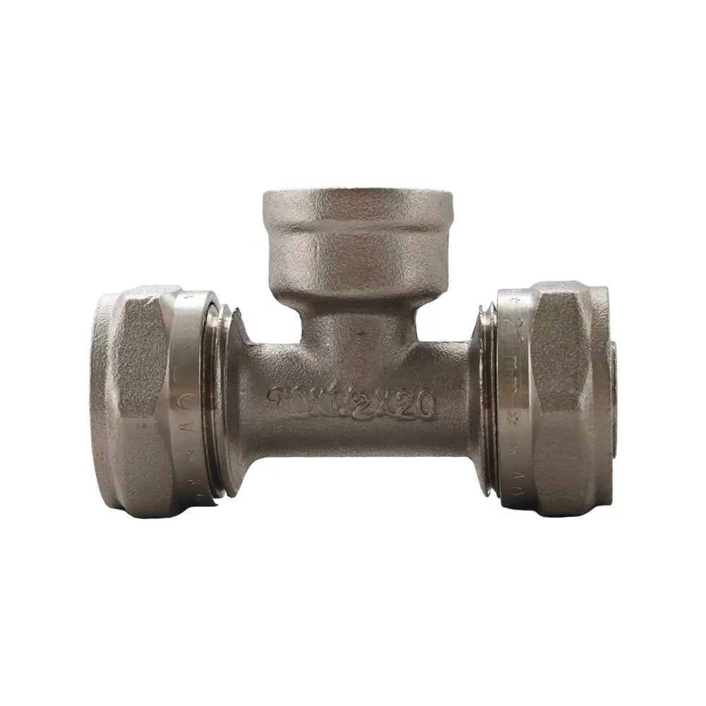 Фото 4 Тройник комбинированный Aqualink 20x1/2"x20 мм ВР латунь k18624 Фото 4 Тройник комбинированный Aqualink 20x1/2"x20 мм ВР латунь k18624