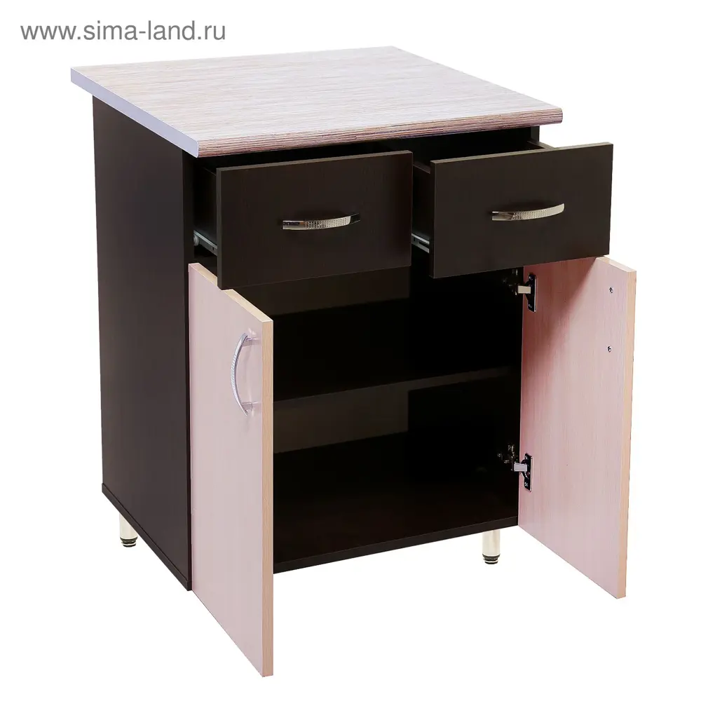 Фото 4 Напольный шкаф Simaland Тоника 60x60x60 см цвет венге ЛДСП Фото 4 Напольный шкаф Simaland Тоника 60x60x60 см цвет венге ЛДСП