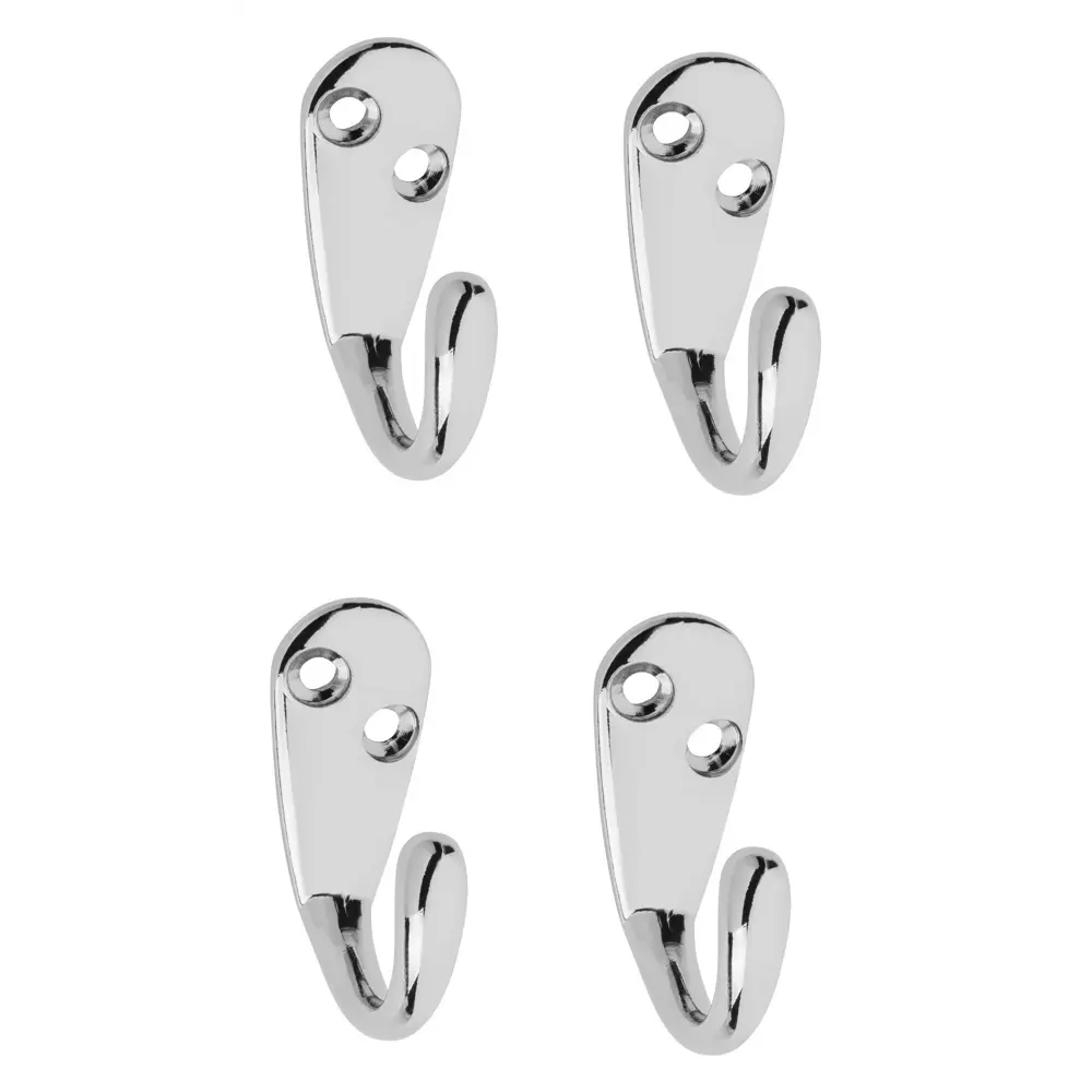 Фото Крючок GTV MALAGA C0 хром комплект из 4 шт