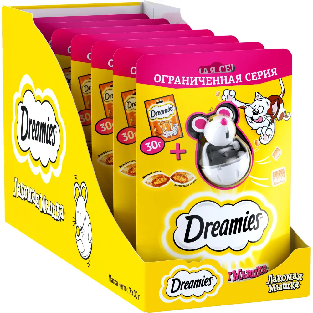 Фото 4 Лакомство Dreamies "Лакомая Мышка" с курицей 30 г Фото 4 Лакомство Dreamies "Лакомая Мышка" с курицей 30 г