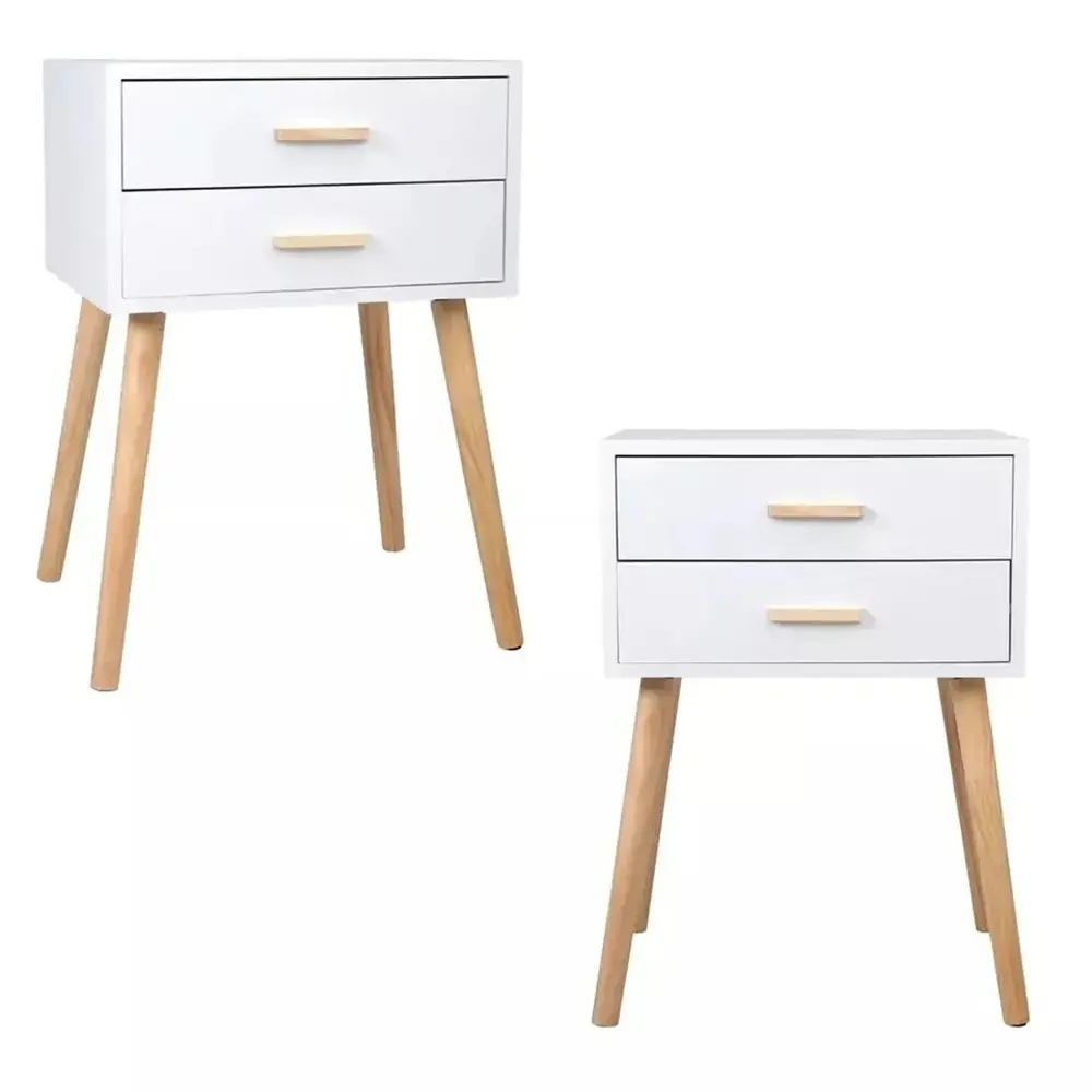 Фото 4 Тумба с выдвижными ящиками Homium Cozy 43x53x35 см МДФ цвет белый Фото 4 Тумба с выдвижными ящиками Homium Cozy 43x53x35 см МДФ цвет белый