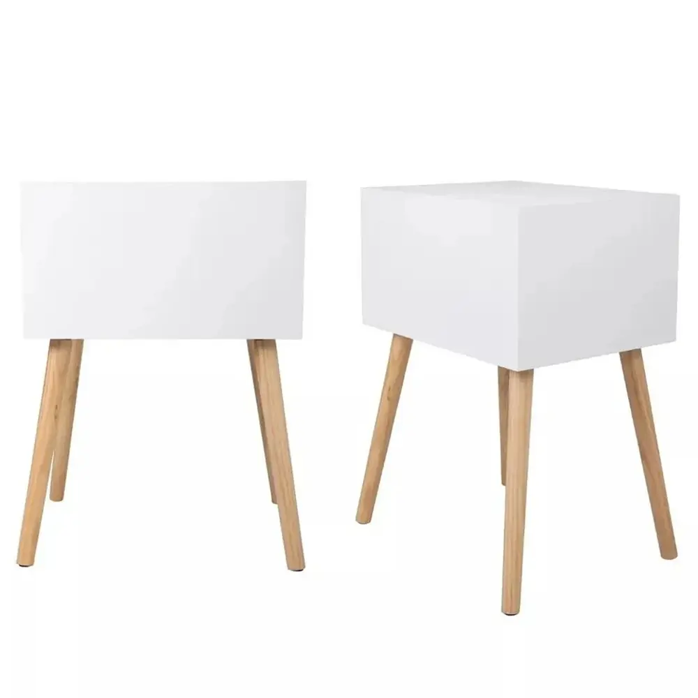 Фото 5 Тумба с выдвижными ящиками Homium Cozy 43x53x35 см МДФ цвет белый Фото 5 Тумба с выдвижными ящиками Homium Cozy 43x53x35 см МДФ цвет белый