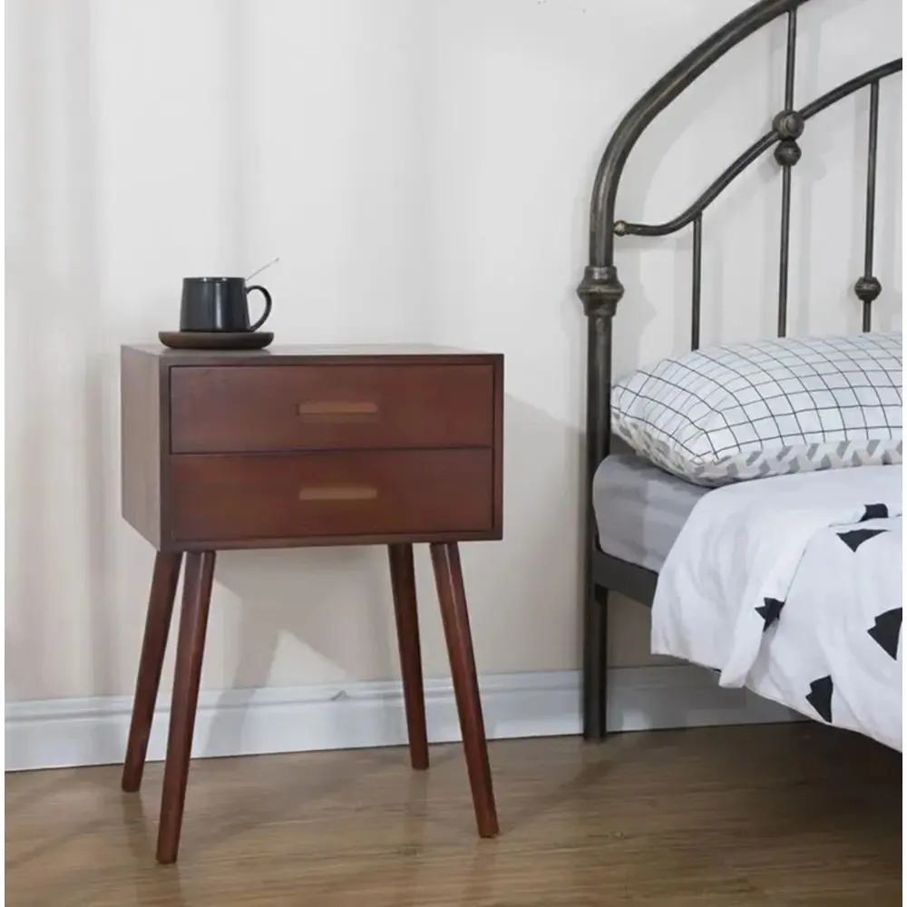 Фото 9 Тумба с выдвижными ящиками Homium Cozy 43x53x35 см МДФ цвет коричневый Фото 9 Тумба с выдвижными ящиками Homium Cozy 43x53x35 см МДФ цвет коричневый